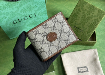 GUCCI GG SUPREME CANVAS BILLFOLD WALLET